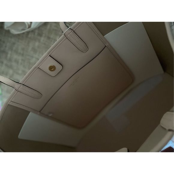 New Tory Burch geo logo monogram pattern allover pink - Picture 10 of 12